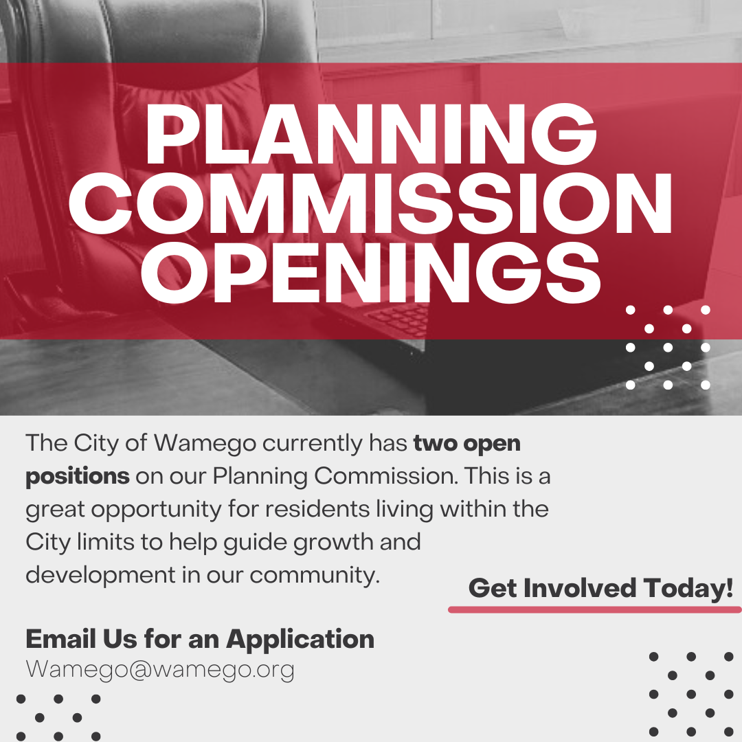 Planning Commission Openings - News Image
